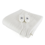 Staywarm Superior Double Electric Under Blanket with 3 Heat Settings & Overheat Protection – White