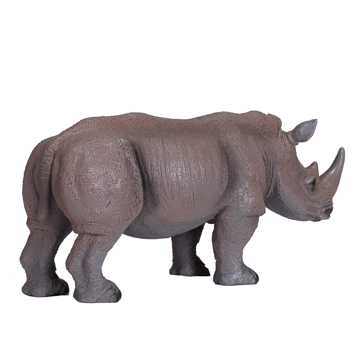 Mojo White Rhinoceros Figurine – Realistic African Wildlife Toy