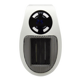 Lloytron Staywarm 500W Plug-In Ceramic Fan Heater with LED Display & Timer – Overheat Protection, White