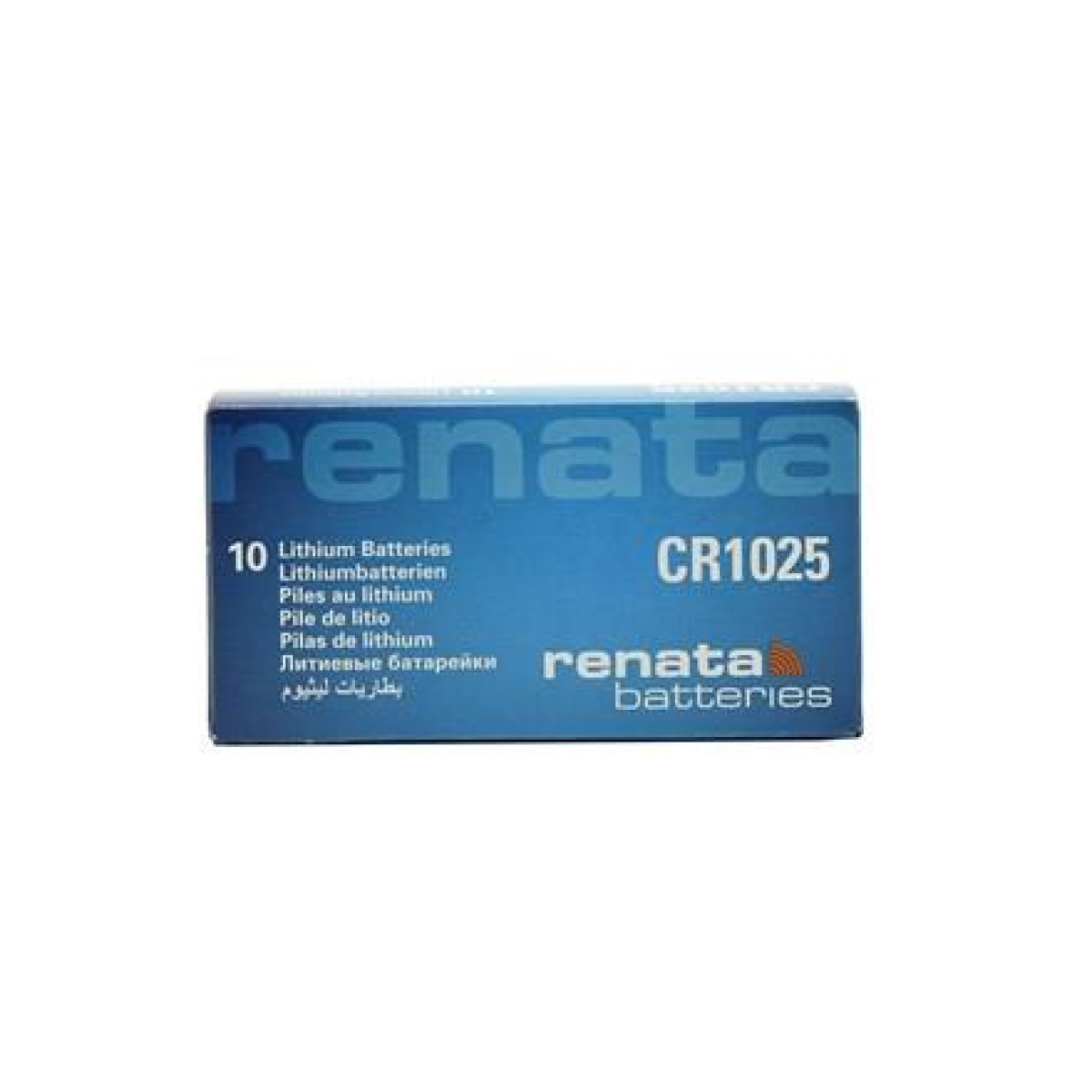 Renata CR1025 Lithium Watch Battery, Single Coin Cell – Reliable Replacement Power for Watches