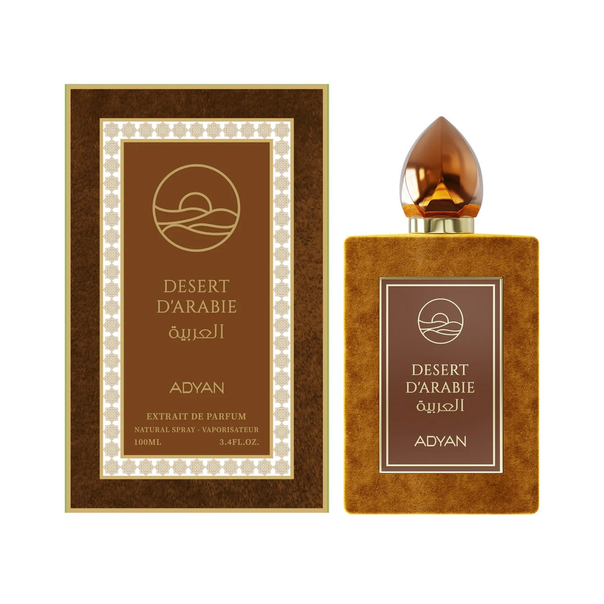 Adyan Desert D’Arabie - Extrait de Parfum 100ml – Gourmand, Floral Fragrance, Unisex