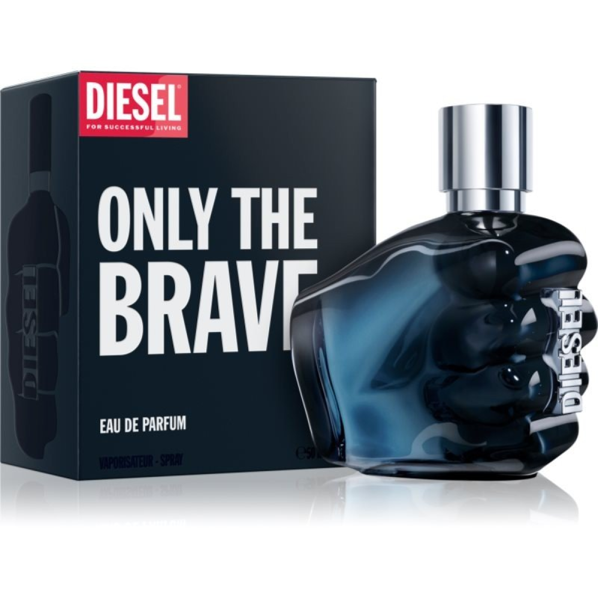 Diesel Only the Brave Eau de Parfum Spray 50ml – Fresh & Citrus, Spicy Fragrance for Men