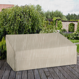 Outsunny Waterproof Furniture Cover for 3 Seat Sofa, 218 x 111 x 101 cm – PVC-Coated Oxford Fabric, Beige