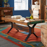 Coastal Coffee Table – Solid Reclaimed Wood, Hand Finished, Fully Assembled