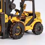 ROBOTIME ROKR Forklift 3D Wooden Puzzle Building Kit, 139 Pieces – Educational Model Toy for Ages 8+