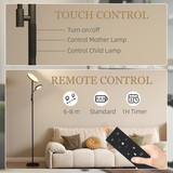 Dimmable LED Floor Lamp with Remote & Touch Control