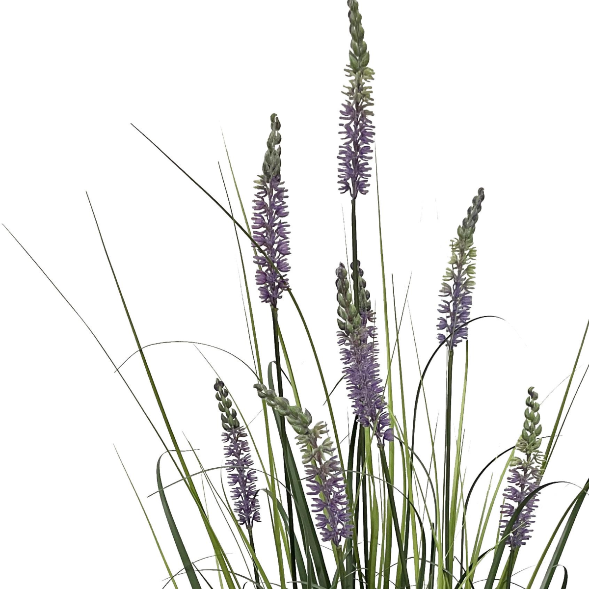 Leaf 125cm Artificial Lavender Grass Plant in Weighted Pot – Realistic Faux Greenery