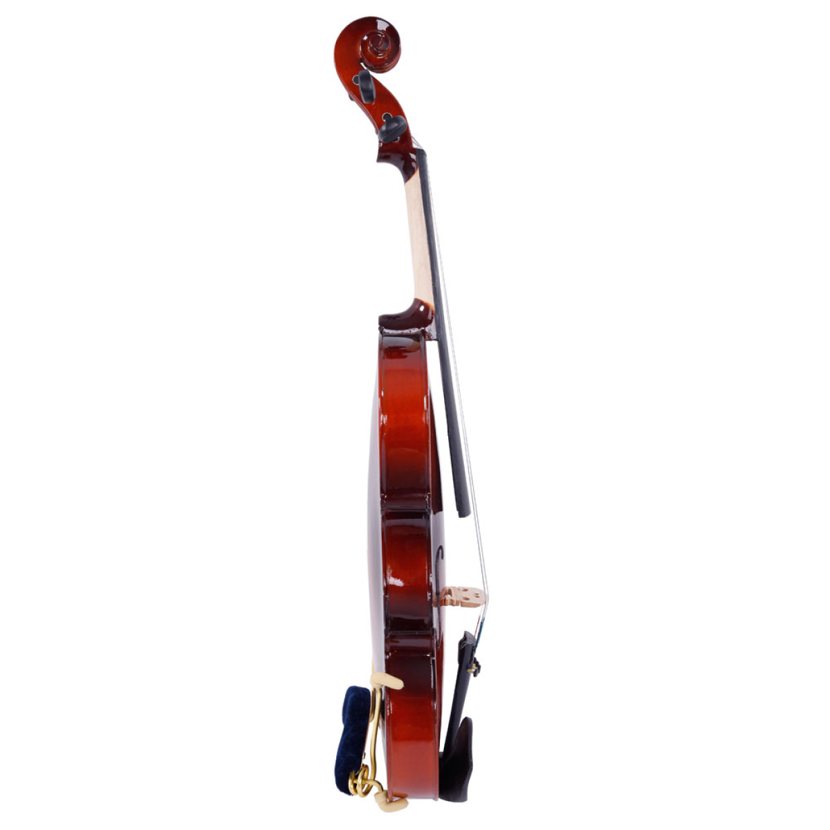 GV100 4/4 Full-Size Acoustic Violin Set with Case, Bow, Rosin & Shoulder Rest – Natural