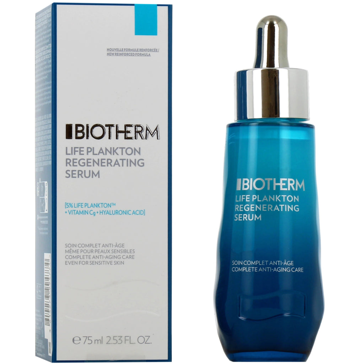 Biotherm Life Plankton Elixir Bioserum 75ml – Regenerating Face Serum with Hyaluronic Acid