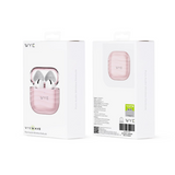 WYEWAVE Pure Audio Wireless Earbuds with Bluetooth 5.3 & Portable Charging Case, Rose Gold