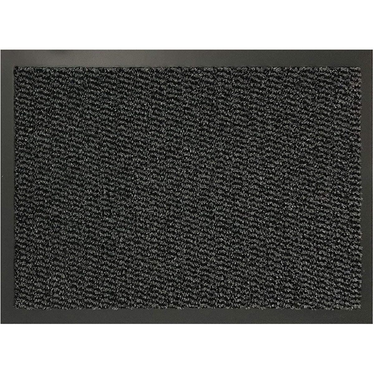 Hard-Wearing Anthracite Barrier Mat, 60 x 80 cm – Heavy Footfall Dirt Trapping Entrance Mat for Home & Work