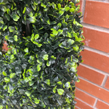 Leaf 120cm Artificial Boxwood Spiral Topiary in Pot – Realistic Maintenance-Free Plant