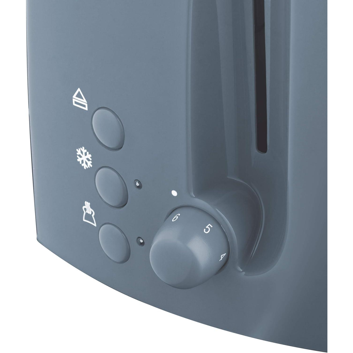 Russell Hobbs Textures 2-Slice Toaster 850W with Wide Slots and Variable Browning – Grey, 21644
