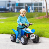 AIYAPLAY Honda Licensed 6V Kids Electric Quad Bike with LED Lights & Horn – Ride-On ATV for 18-36 Months, Blue