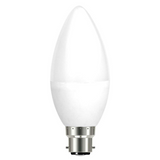 Eveready S14322 LED Candle Bulbs, B22 Bayonet Cap, 470lm 4.9W – 40W Replacement, Cool White, Pack of 5