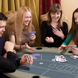 SPORTNOW 10 Player Folding Poker Table with Cup Holders, Cushioned Edge & Steel Base – 178cm Card Table