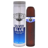 Cuba Silver Blue Eau de Toilette Spray 100ml – Fresh Citrus Men's Fragrance for Everyday Wear