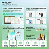 Ven-Dens Mini GPS Smart Tracker Pack of 10 – Works with Apple Find My for Keys, Bikes, Cars & Bags, Green