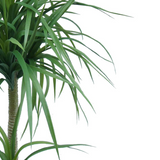 Leaf 90cm Double Dracaena Artificial Plant with Black Pot – Realistic Maintenance-Free Indoor Greenery
