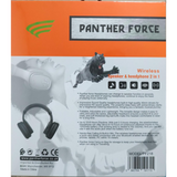 Panther Force PF218 Bluetooth Headphones with Twistout Speaker – Memory Foam Earcups, 8–10 Hour Playtime