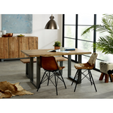 Baltic Live Edge Dining Table, 1.5m – Natural Wood Table for Smaller Dining Spaces