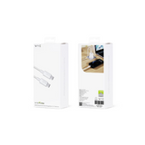 WYE 240W Braided USB-C to USB-C Ultra Fast Charging & Data Cable for Laptops – 3m, White