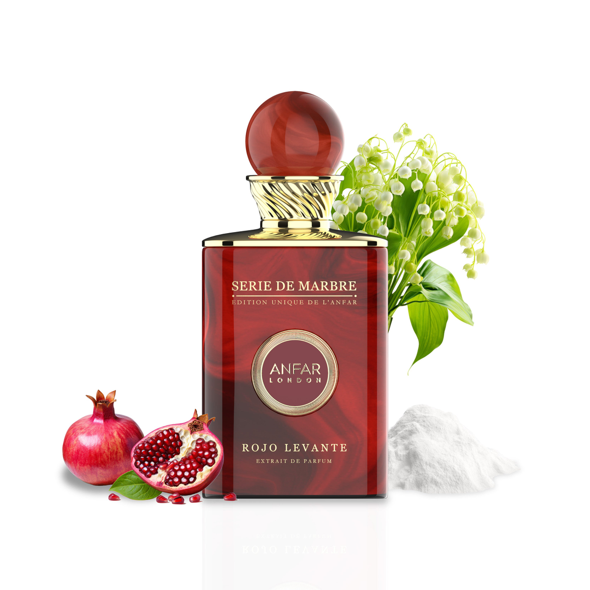Anfar London Rojo Levante Extrait de Parfum 100ml – Fruity Sweet Unisex Fragrance