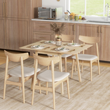 HOMCOM Extendable Drop Leaf Kitchen Table for 2–4 People – Space-Saving Folding Dining Table