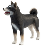 Mojo Black Shiba Inu Dog Figure – Realistic Pet Model