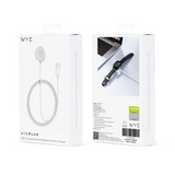WYE USB-A Magnetic Wireless Charger for Apple Watch, 1.2m Cable – Plug-and-Play Travel Charging, White