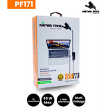 Panther Force 65W Universal Laptop Charger with Smart Tips – Plug and Play, Automatic Voltage Adjustment