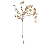 Leaf 110cm Artificial Trailing Cherry Blossom Spray with Silk Flowers – Natural Pink, Wired Stem