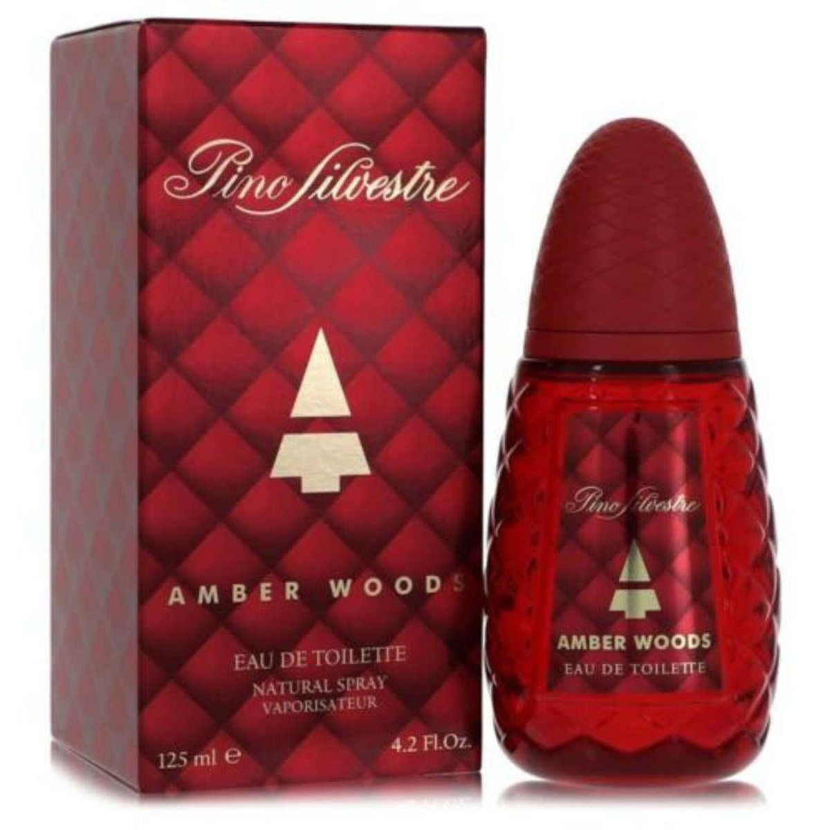 Pino Silvestre Amber Woods Eau de Toilette Spray 125ml – Amber & Oriental, Fresh & Citrus Fragrance for Men