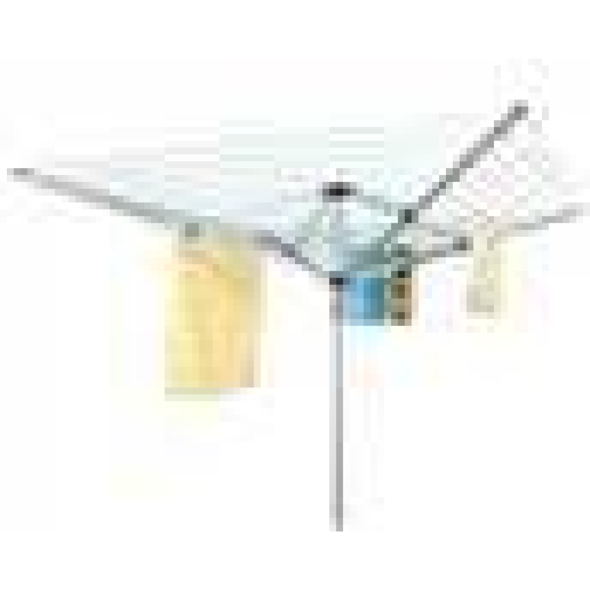 40m Rotary Airer Dryer with Heavy Duty Pole, Weatherproof PVC Line & Ground Socket – Outdoor Washing Line