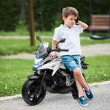 AIYAPLAY Honda Licensed 12V Kids Electric Motorbike with Music, Headlights & Training Wheels – Ages 3-6, White