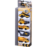 Maisto Mini Working Machines Volvo Construction Vehicle 5 Pack – Die-Cast Collectible Models