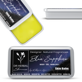 Dr Herbal Solid Fragrance Balm Blue Sapphire 20g Pocket Oud Scent for Men