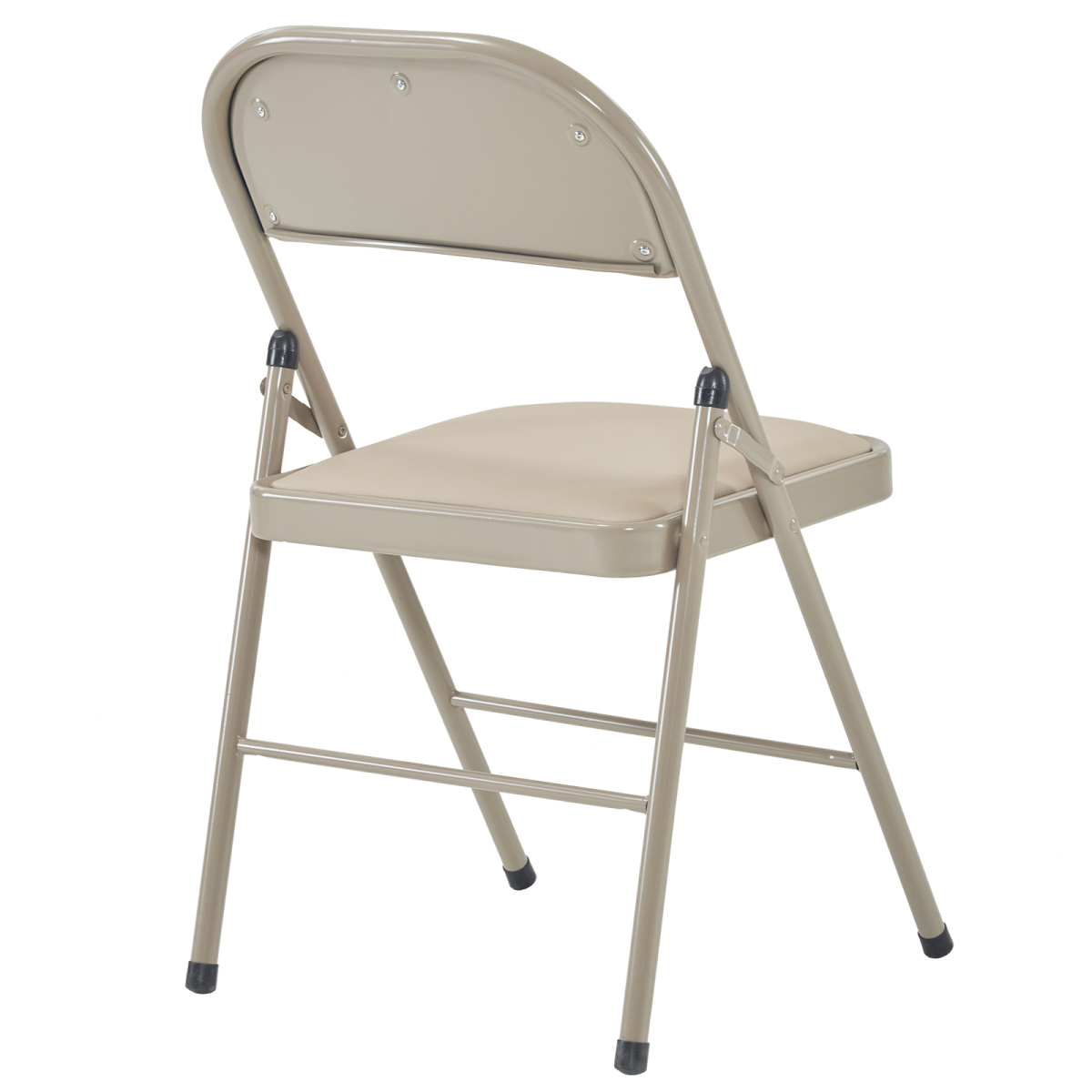 4pcs Foldable Steel & PVC Chairs with Padded Seat – Convention, Exhibition & Event Seating
