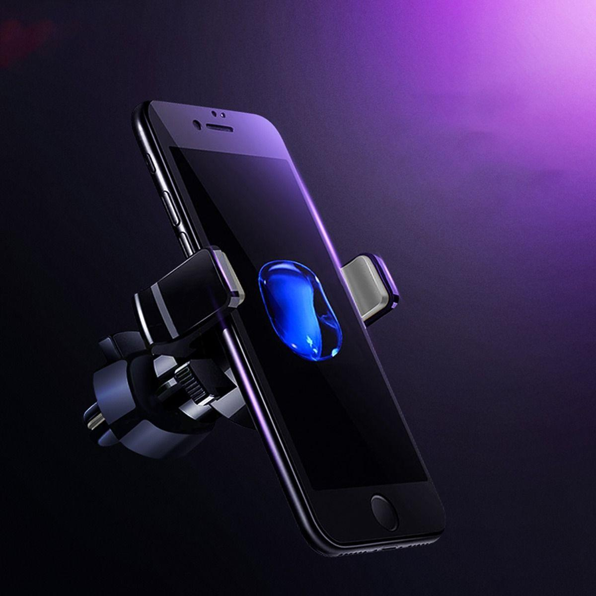 WYELOCK In-Car Adjustable Grip Air Vent Phone Holder – Fits 4.5 to 7 Inch Phones, ABS & Silicone