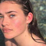 Aye Do Gifts Silver Plated Cross Drop Earrings – Nickel Free Hooks, Gift Boxed, Letterbox Friendly