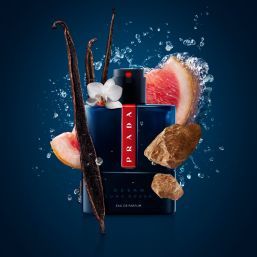 Prada Luna Rossa Ocean Eau de Parfum Spray 50ml – Aquatic, Woody Fragrance for Men