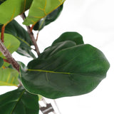 180cm Artificial Fiddle Leaf Fig Tree in Weighted Pot – Premium Realistic Faux Plant for Home