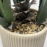 Artificial Agave Tropical Display in Decorative Pot – Realistic Faux Plant for Home & Office