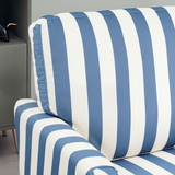 HOMCOM accent chair side angle view