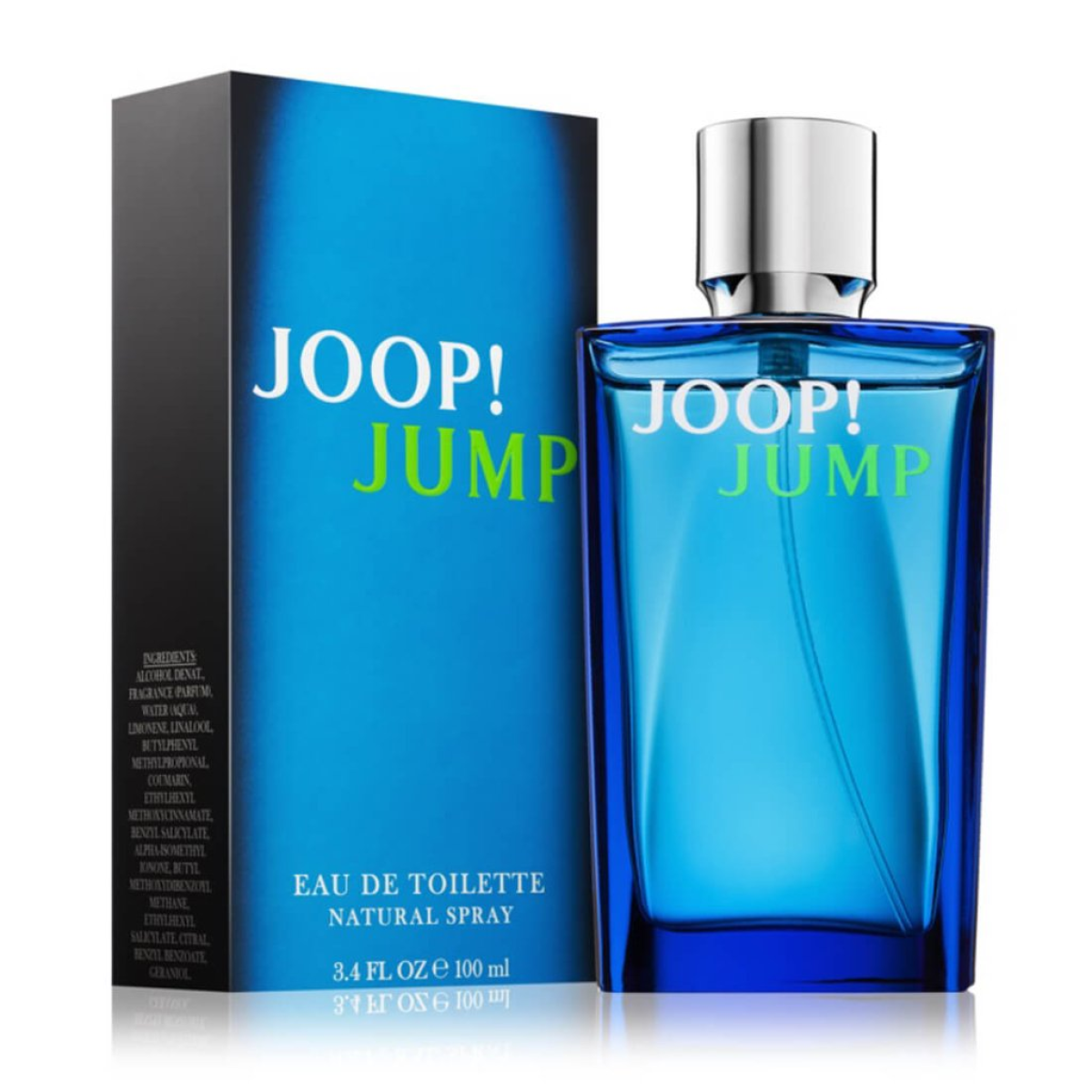Joop! Jump Eau de Toilette Spray 100ml – Fresh & Citrus, Floral Fragrance for Men