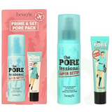 Benefit The POREfessional Primer Set – 22ml Pore-Blurring Primer and 120ml Super Setter Makeup Setting Spray