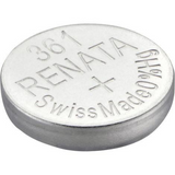 Renata SP 361 Watch Batteries, Pack of 10 – Higher Silver Content Coin Cells for Longer Life