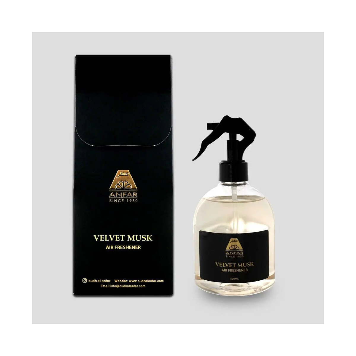 London Musk Velvet Musk Water Based Spray Air Freshener – Oriental Woody Fragrance with Fruity Floral Notes
