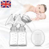 Automatic Double Electric Breast Pump with Lid & Nipple Kit – 2 Modes, 4 Suction Levels, USB Powered