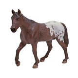 Mojo Appaloosa Stallion Horse Figure, Chestnut Blanket – Realistic Equestrian Toy